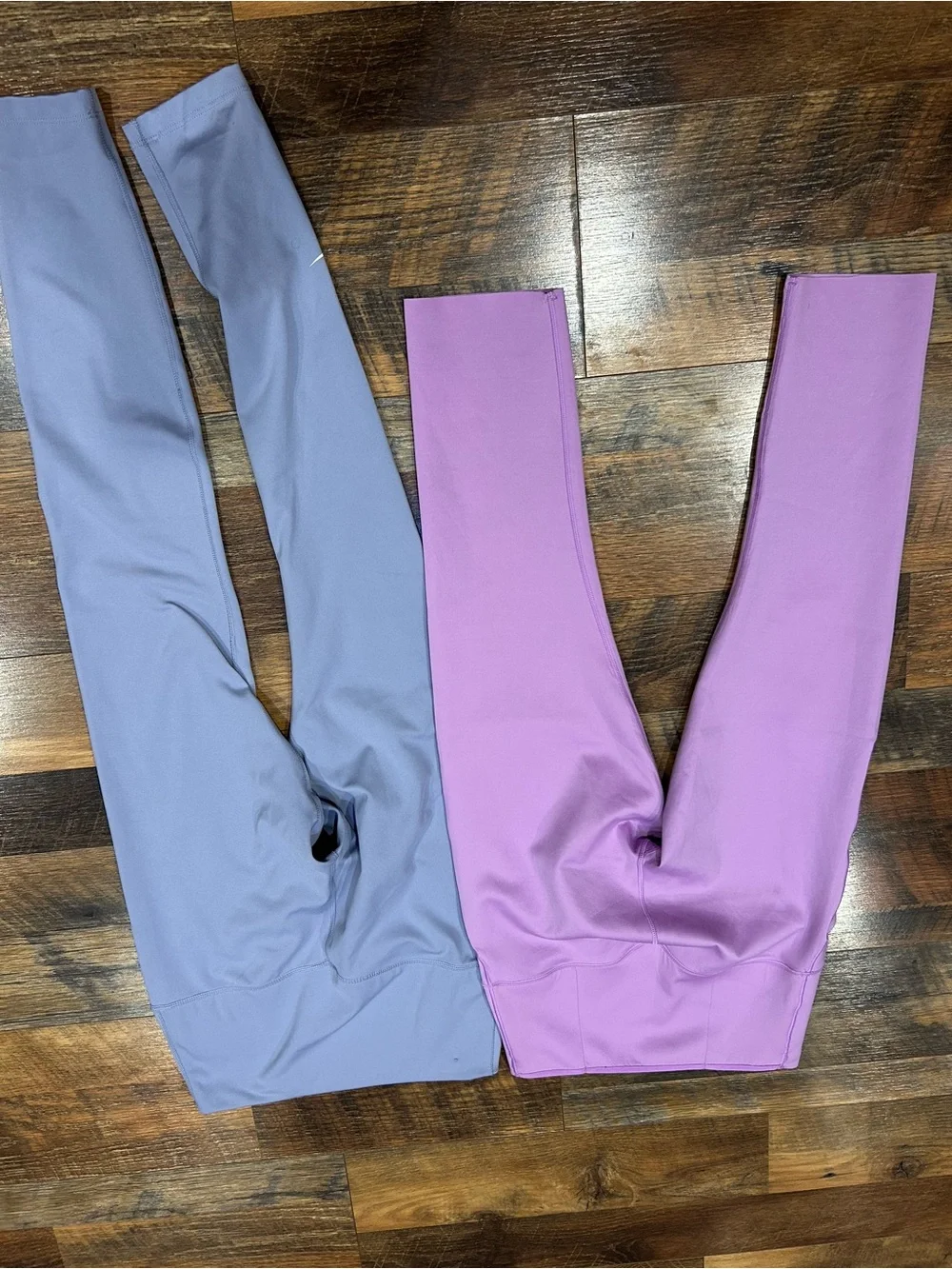 Nike womens Purple and Lavender Athletic Leggings - 2 Pack